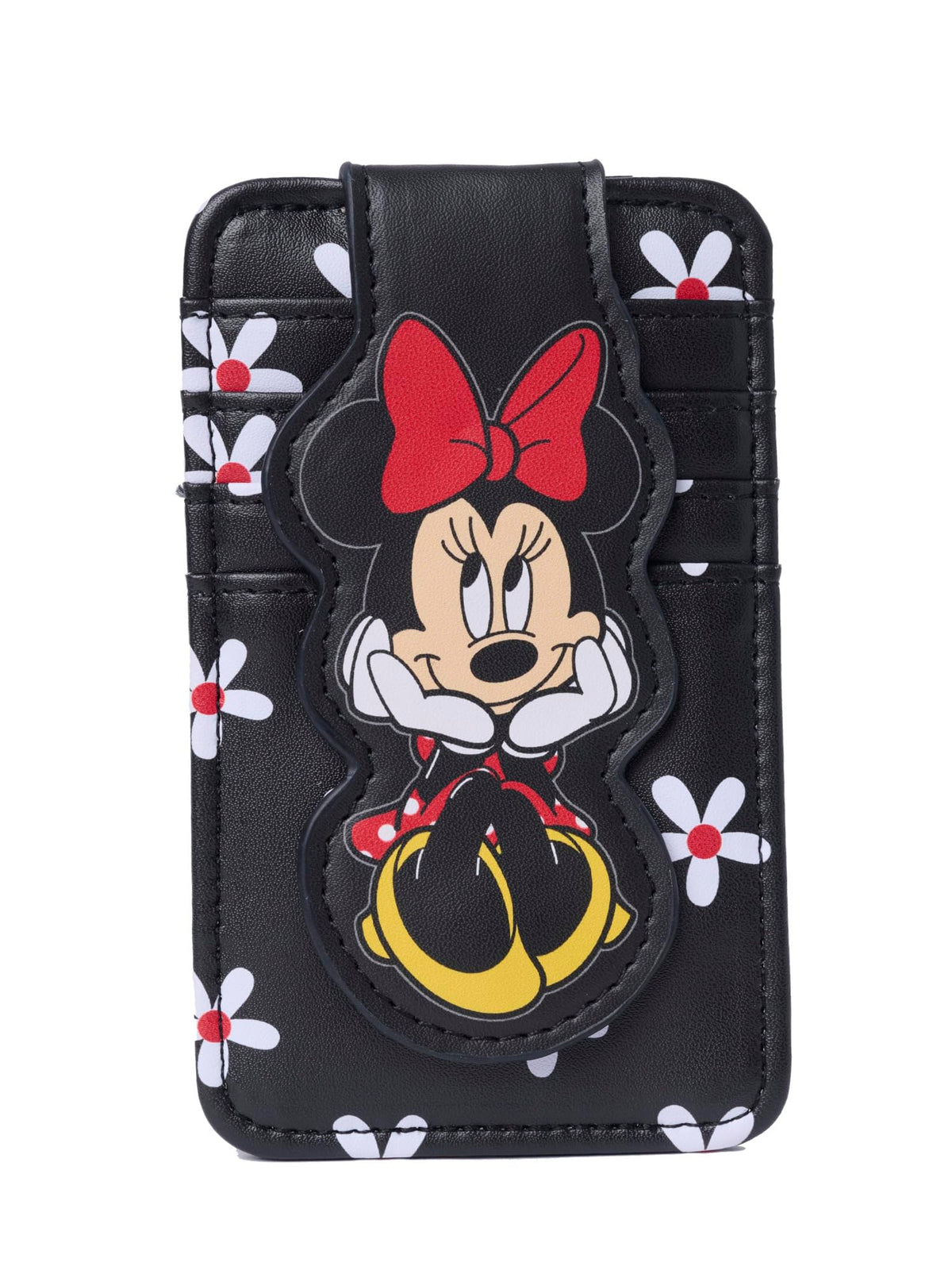 Disney Card Holder Women Slim Compact Wallet Small Cheshire Cat Pink