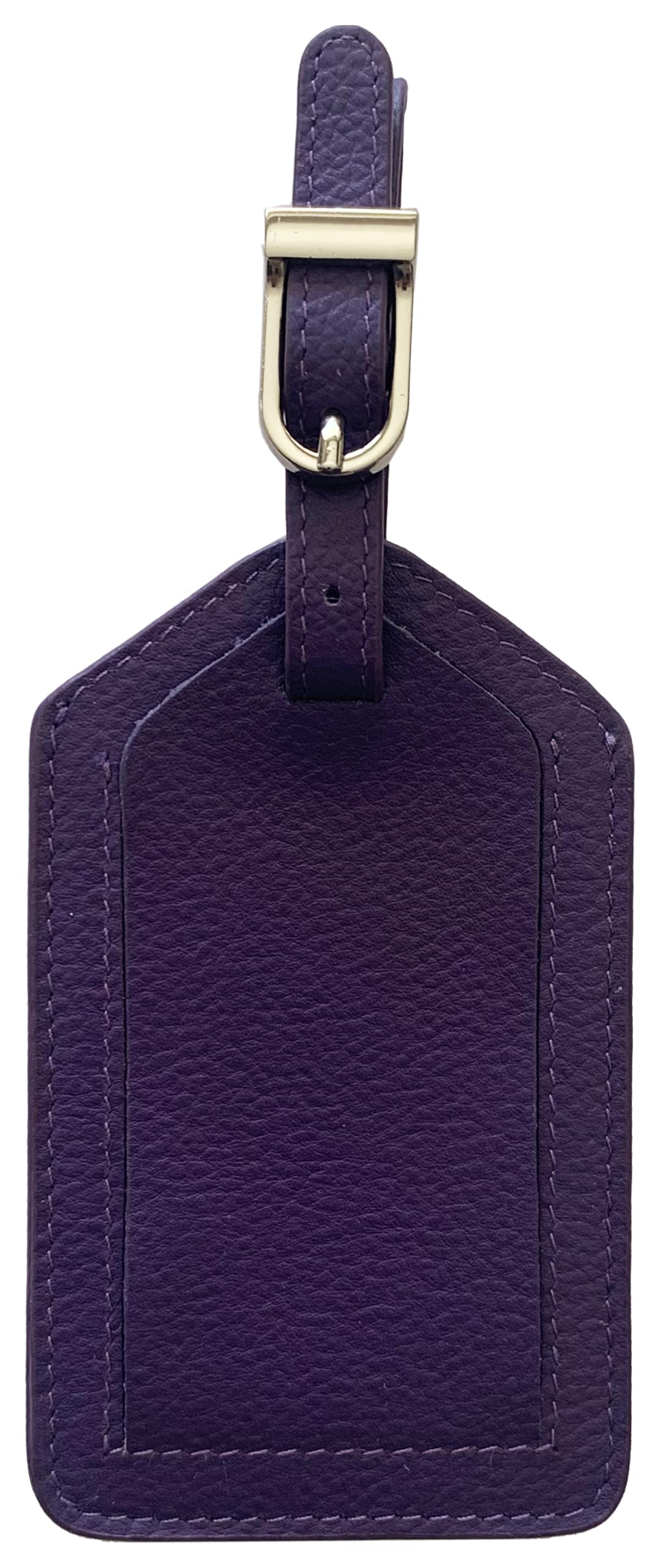 Emerald Green Genuine Top Grain Leather Luggage Tag