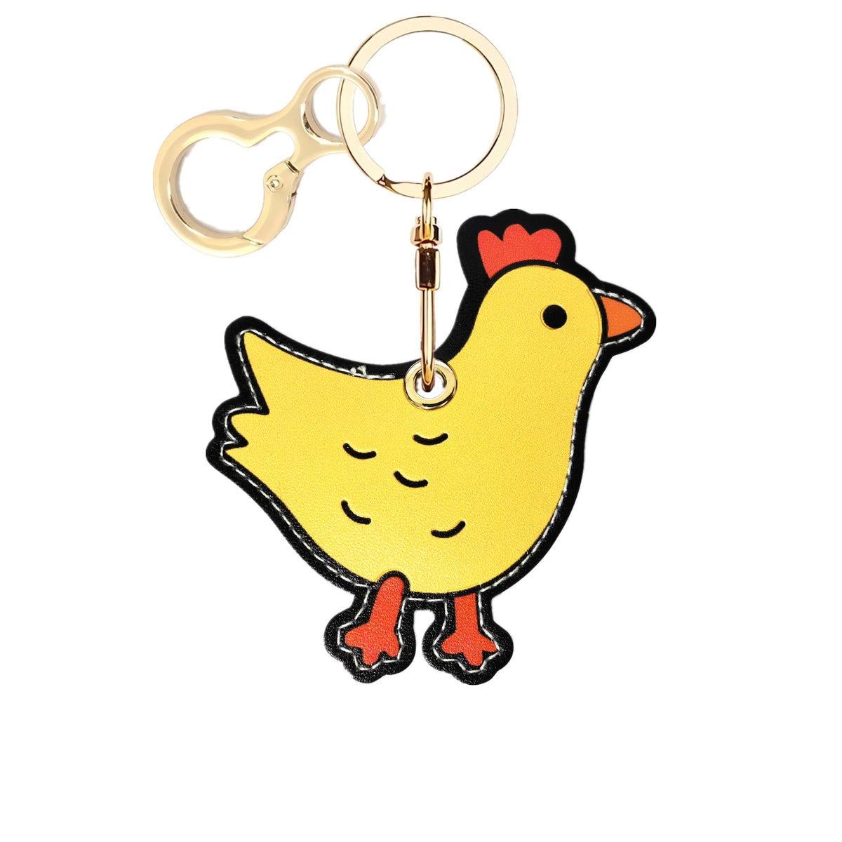 Leather Keychain holder Protective Case Compatible with Apple AirTag