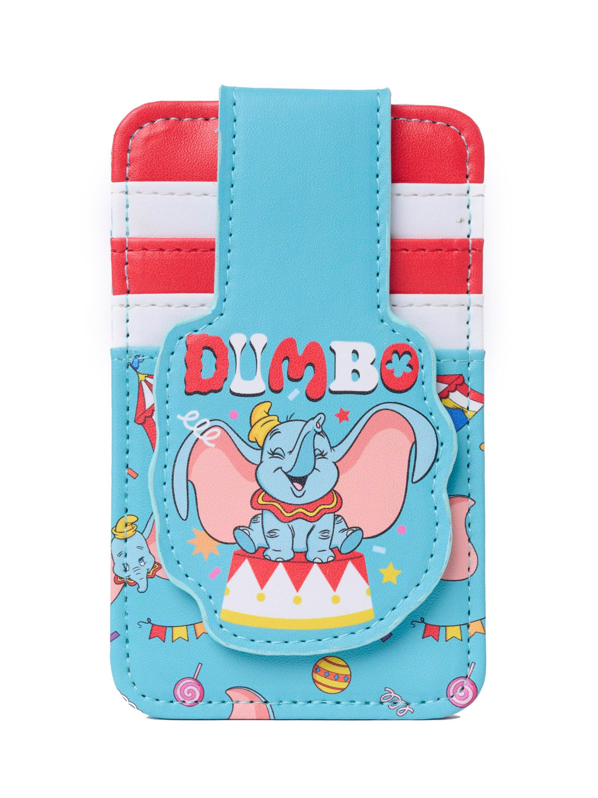 Disney Card Holder Women Slim Compact Wallet Small Cheshire Cat Pink