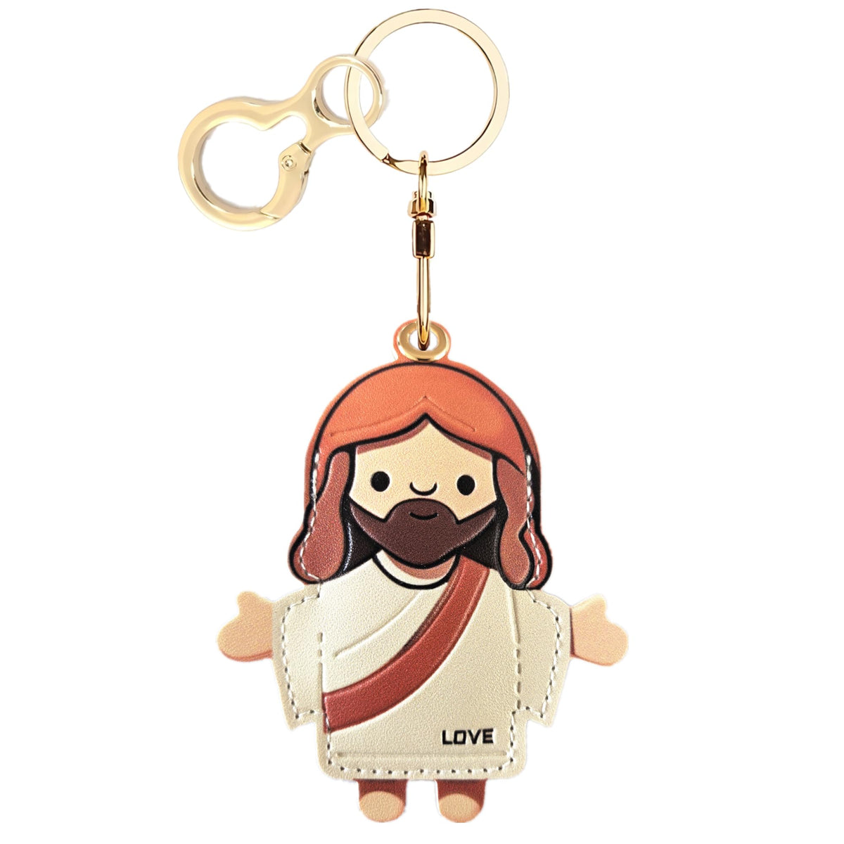 Leather Keychain holder Protective Case Compatible with Apple AirTag