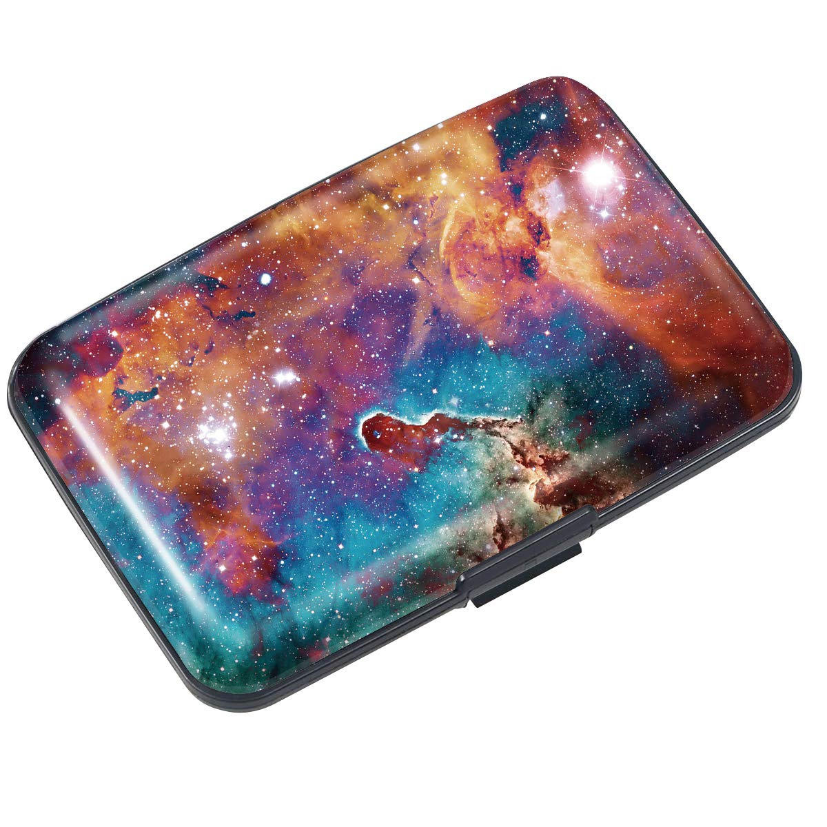 Coco Rossi Credit Card Holder RFID Aluminum Small Mini Wallet Women