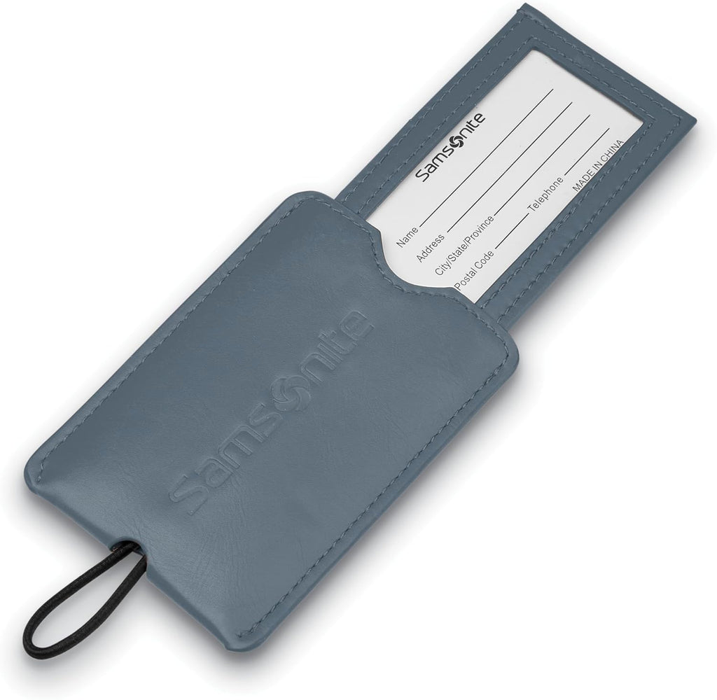 Samsonite 2-Pack Vinyl ID Tags, State Blue