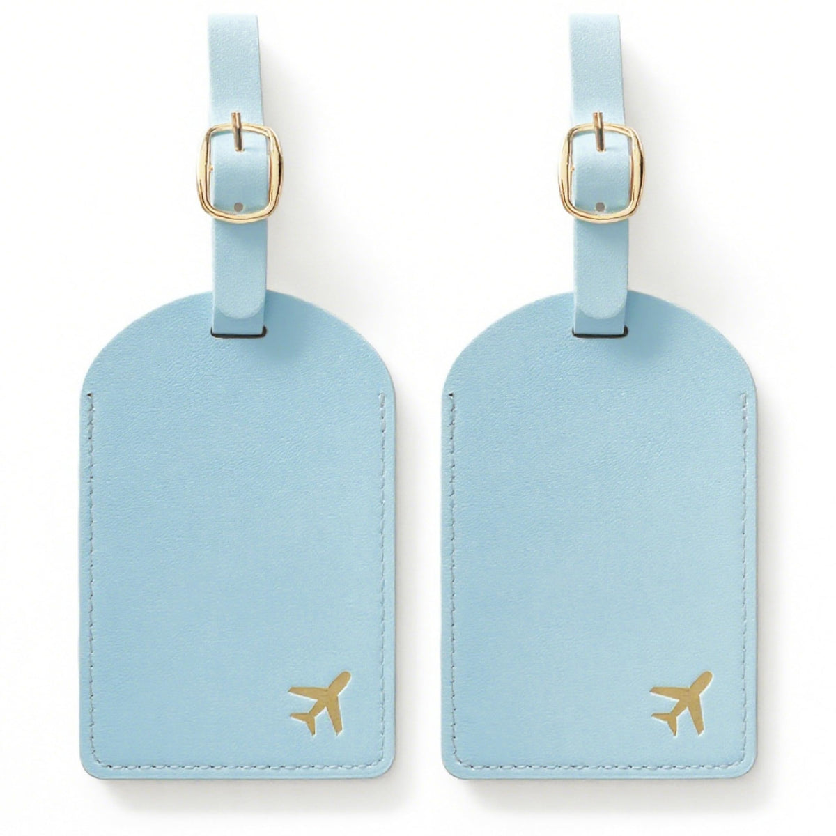 Luggage Tags for Suitcases,2 Pack PU Leather Privacy Protection Bag Tags Travel Accessories Essentials,Sage Green