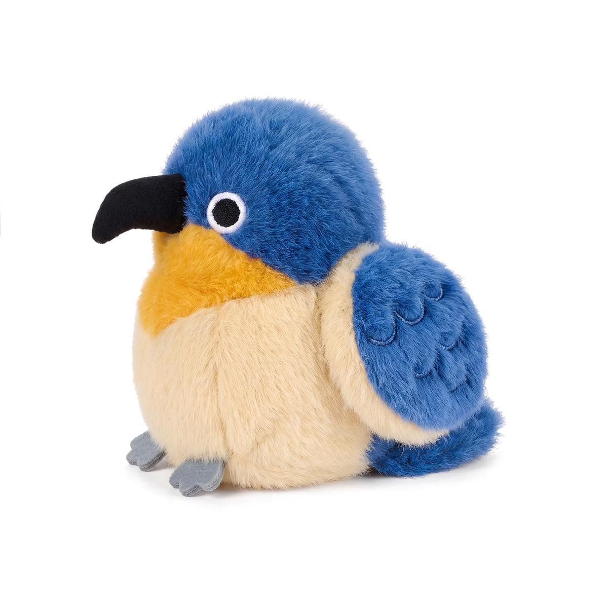 Ditucu Palm-Sized Lavender Pacific Parrotlet Keychain Plush Cute Soft 4.3 inch Bird Stuffed Animal Realistic Purple Parrot Toys Gifts Pendant for Backpack Decoration for Kids Adults