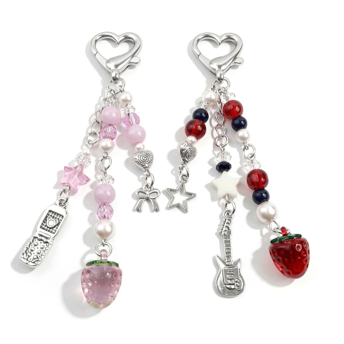 AGEN KGEN Novelty keychains Aesthetic Y2K Keychain Charms Stylish Keychains Accessories for Women Bag Purse Gifts