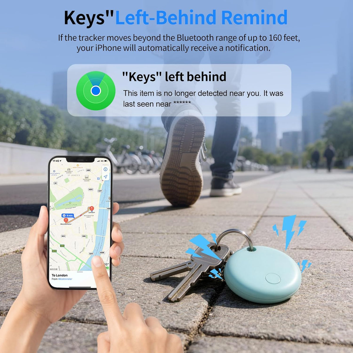Tracker Tags for Apple Find My, Key Finder for Luggage Keys Wallet 4Col