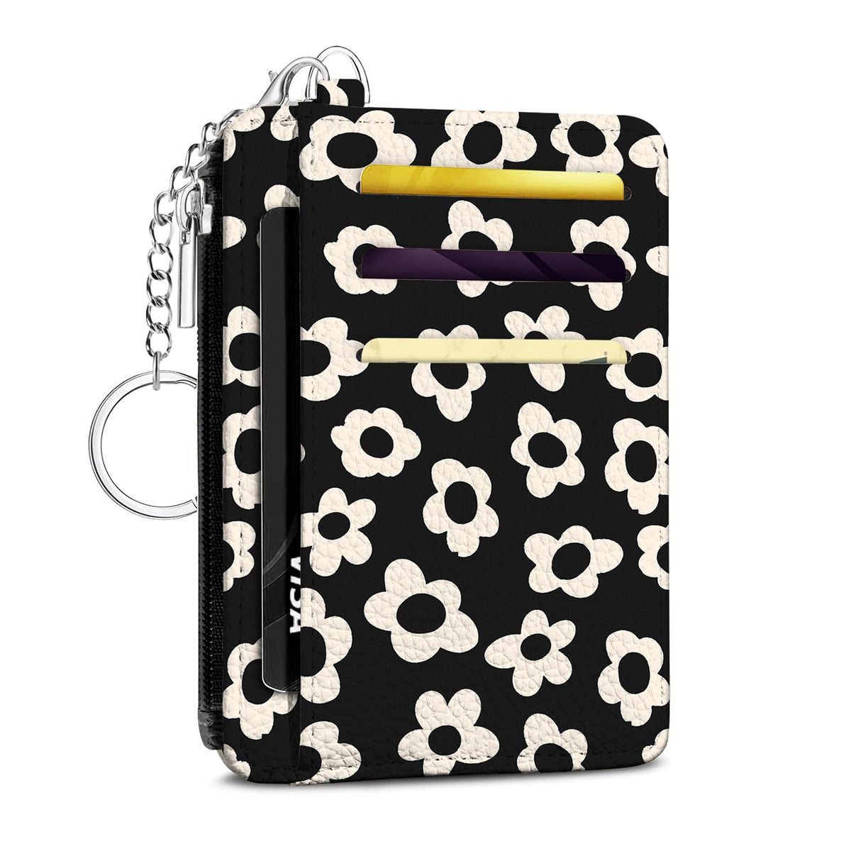 Footprints Credit Card Holder Small Wallet for Women