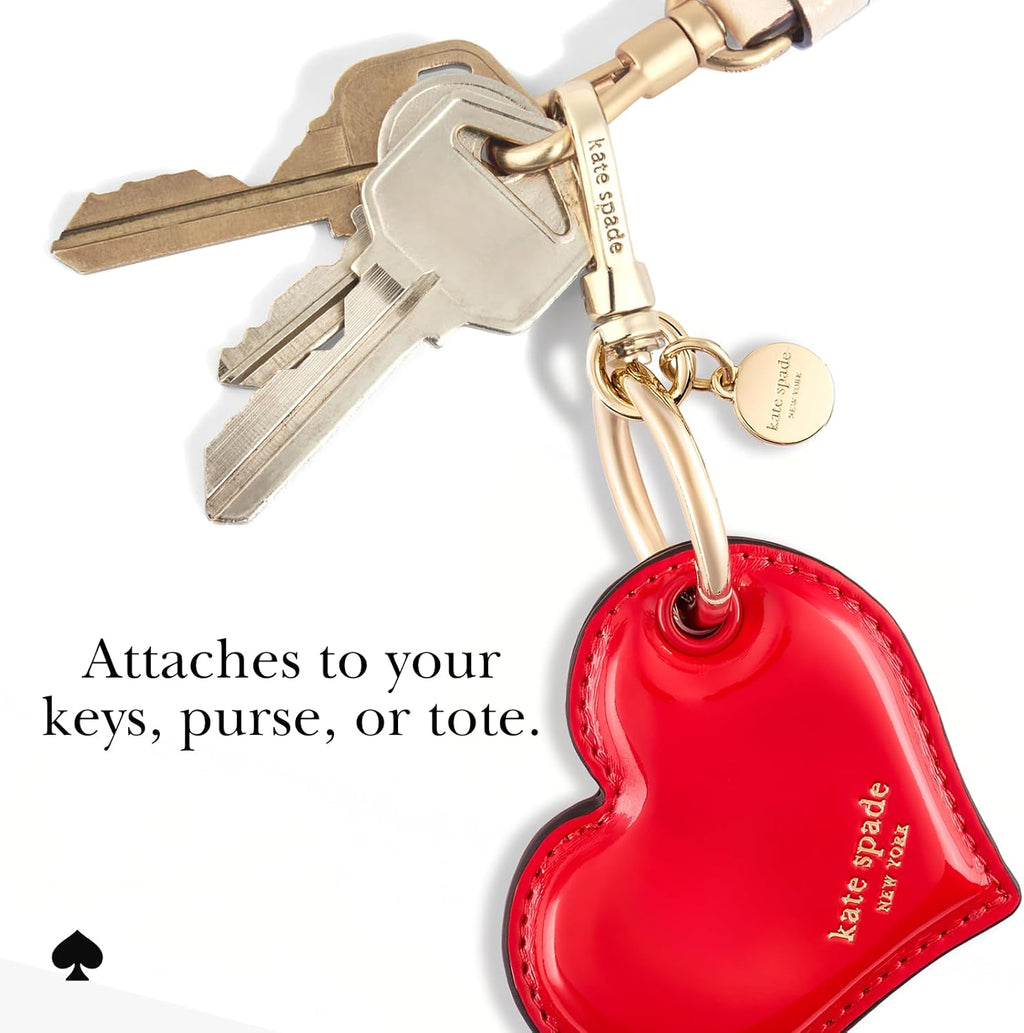 kate spade new york AirTag Charm Keychain - Heart-Shaped AirTag Holder