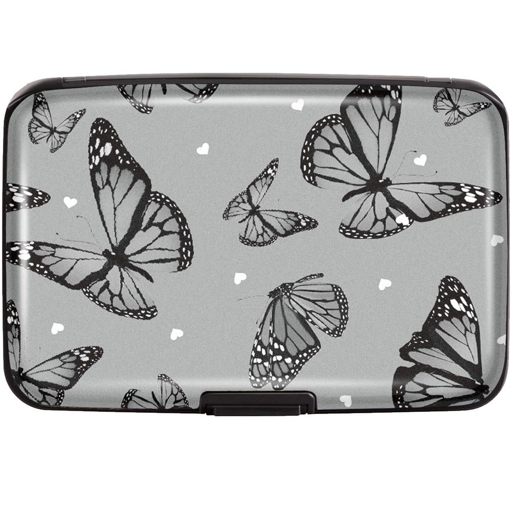 Coco Rossi Credit Card Holder RFID Aluminum Small Mini Wallet Women