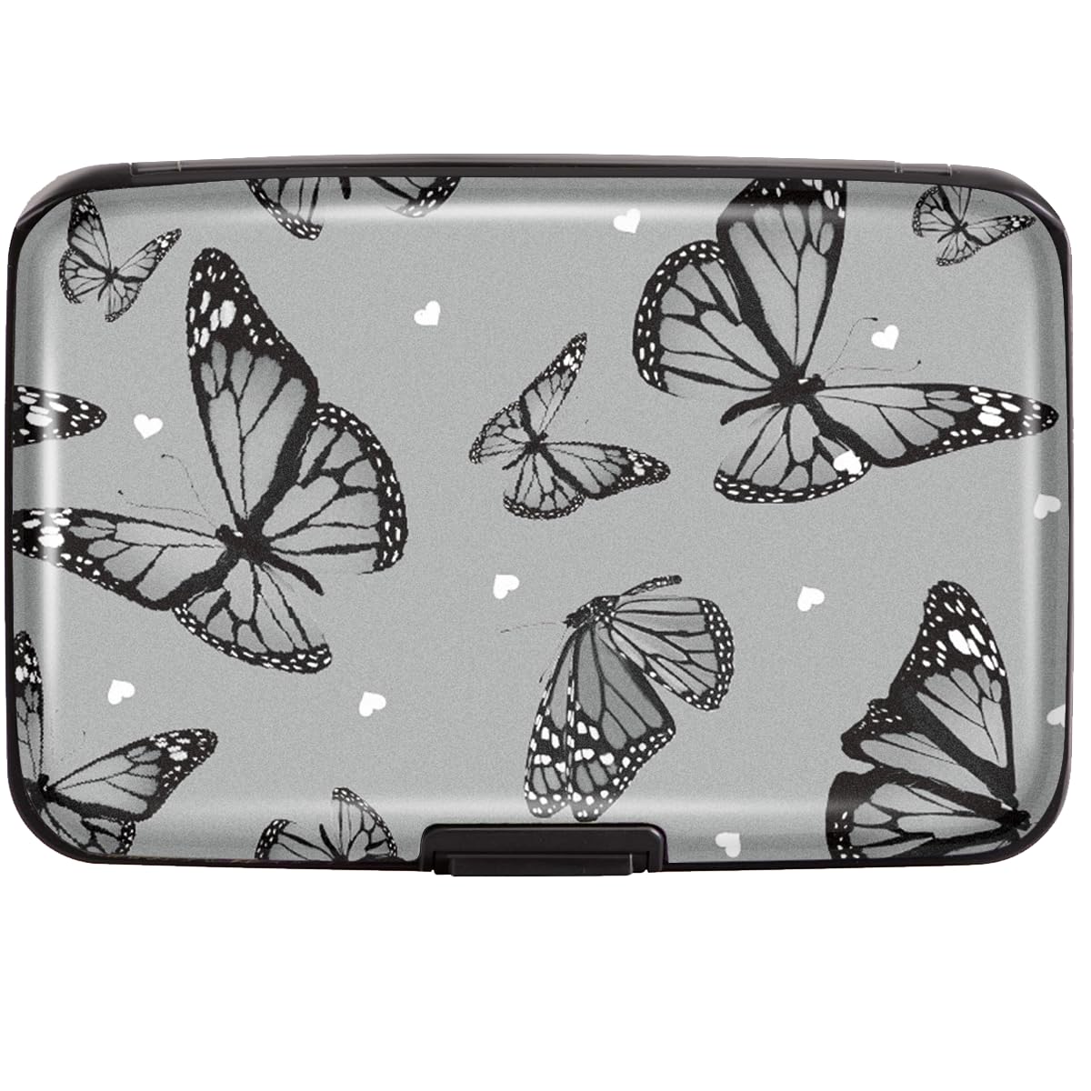Coco Rossi Credit Card Holder RFID Aluminum Small Mini Wallet Women