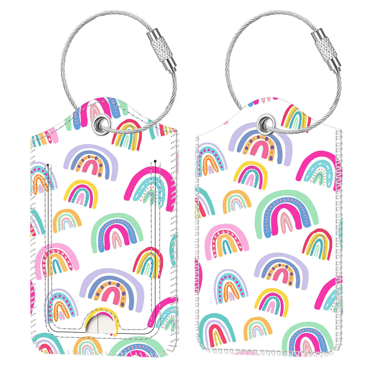 Fintie Luggage Tags Privacy Cover ID Label for Travel Bag Suitcase