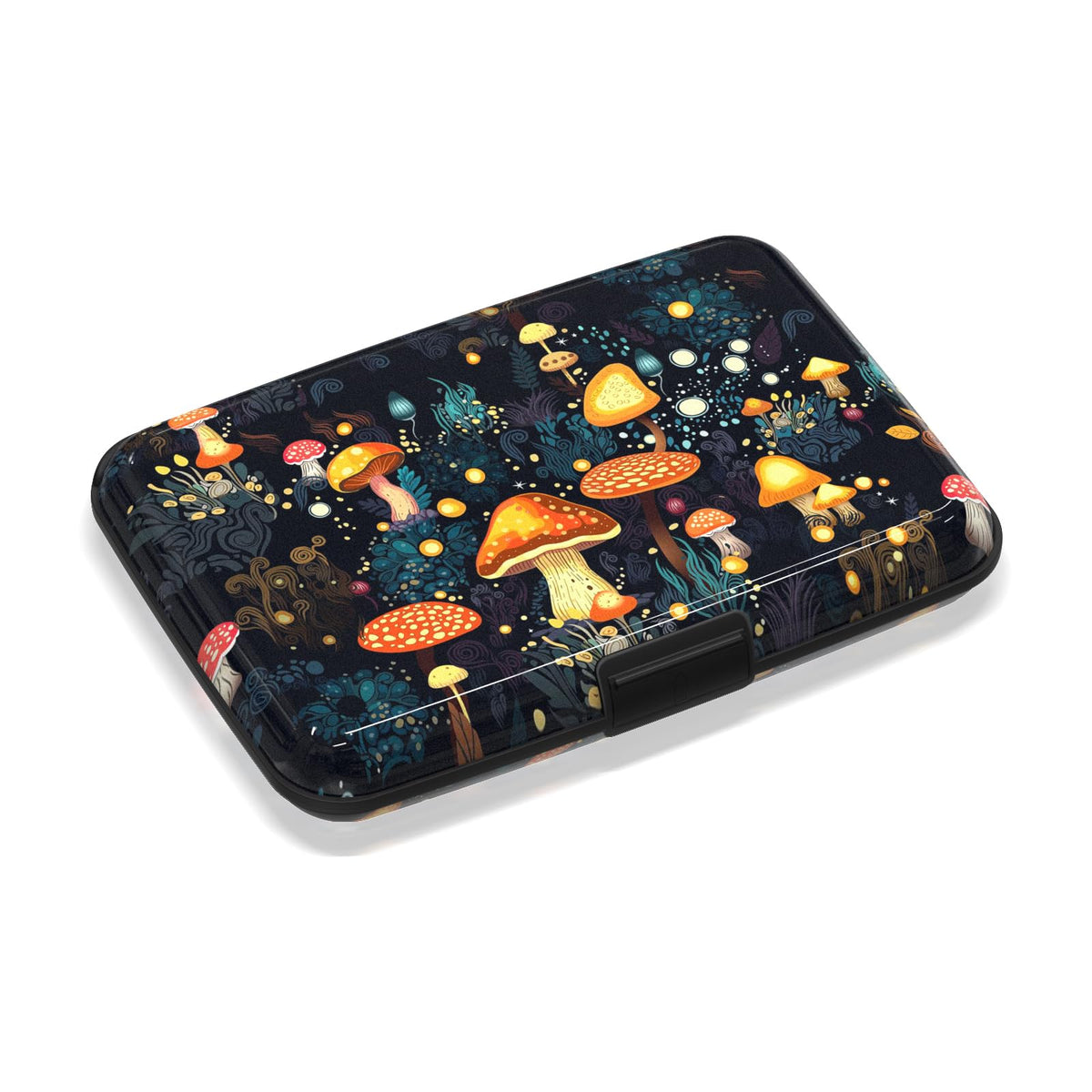 Mini RFID Blocking Credit Card, Cute Cat Wallet Credit Cards Holder Business Card Case Aluminum Metal Travel ID Case for Men Women