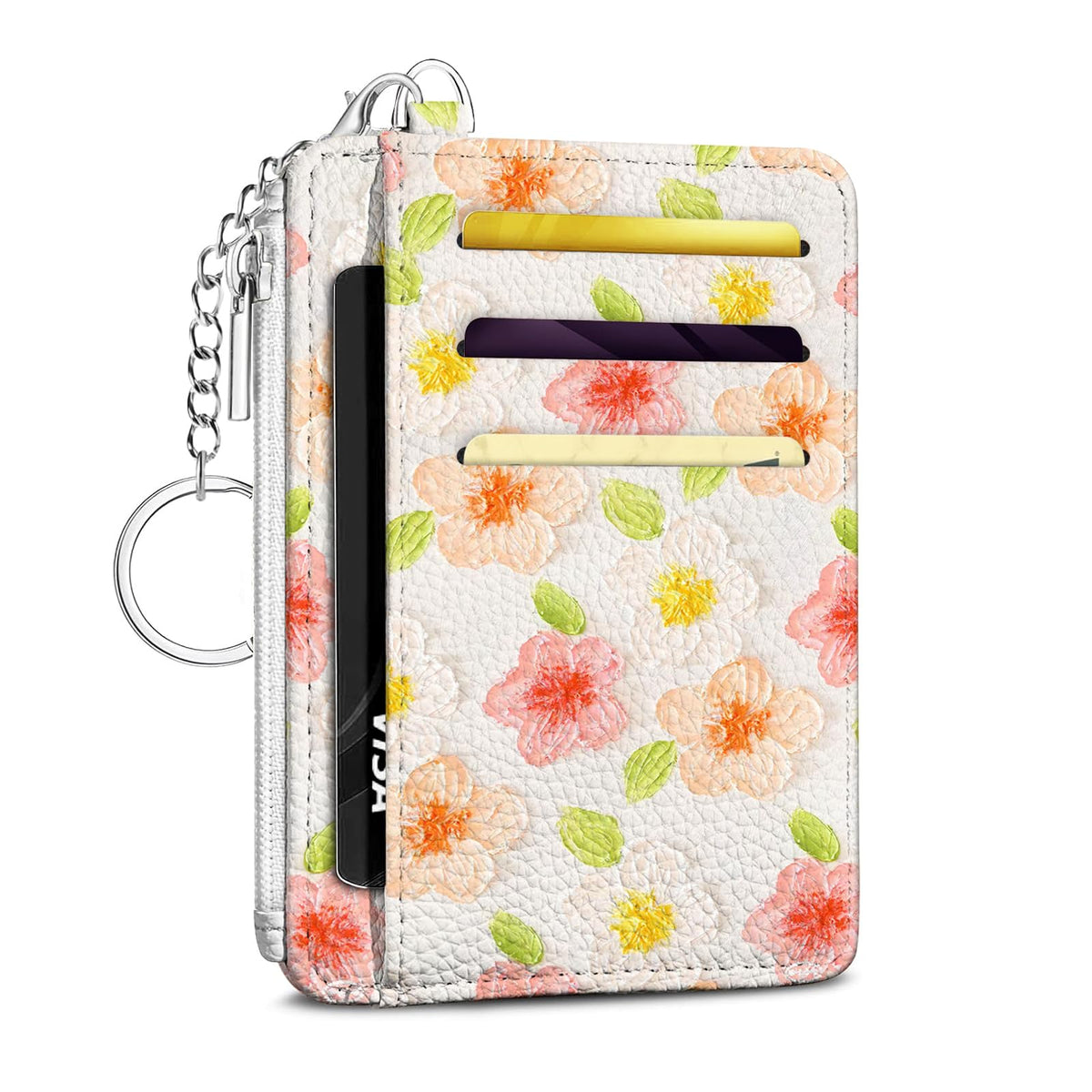 Footprints Credit Card Holder Small Wallet for Women