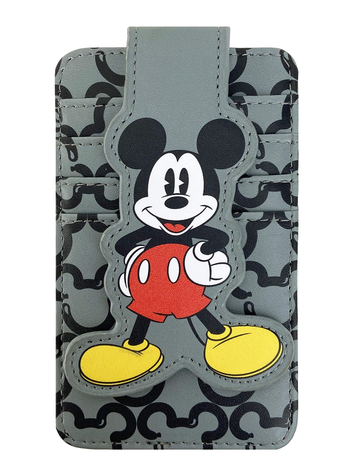 Disney Card Holder Women Slim Compact Wallet Small (Stitch Blue)
