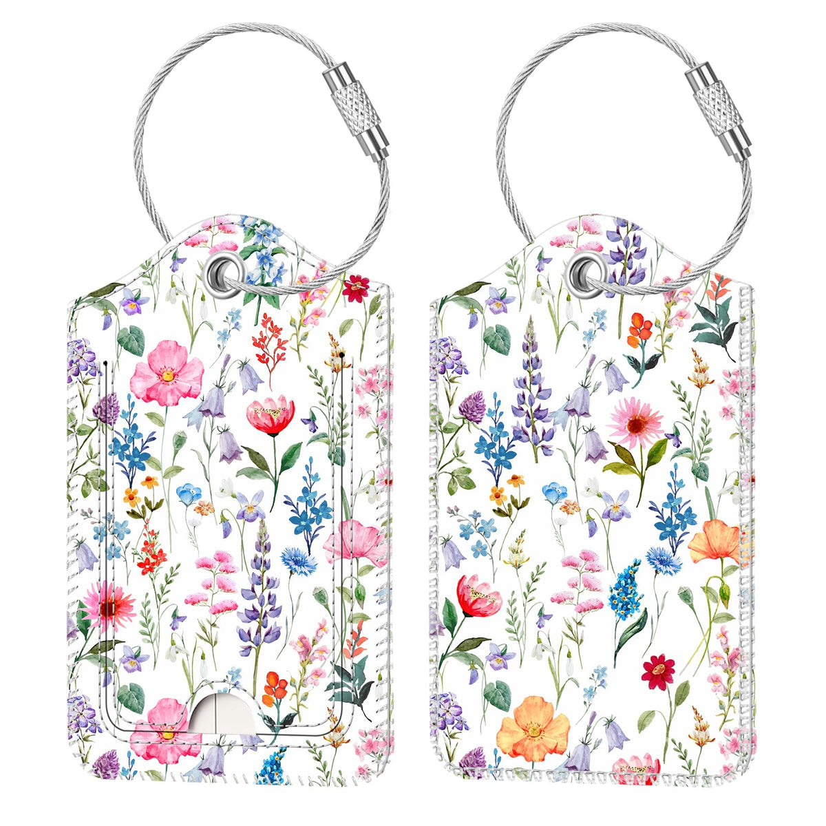 Fintie Luggage Tags Privacy Cover ID Label for Travel Bag Suitcase