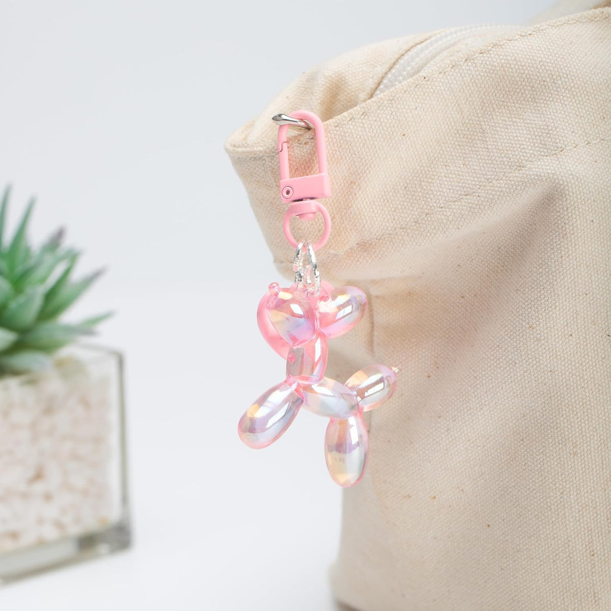 Jelly Balloon Dog Keychains for Women Key Chain for Handbag Purse Car keys Accessories for Car Keys,2inch