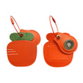 PU Leather Luggage Tag with Airtag Holder Case Set and Name ID Label