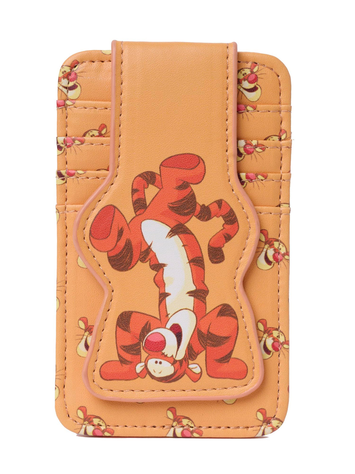 Disney Card Holder Women Slim Compact Wallet Small (Stitch Blue)