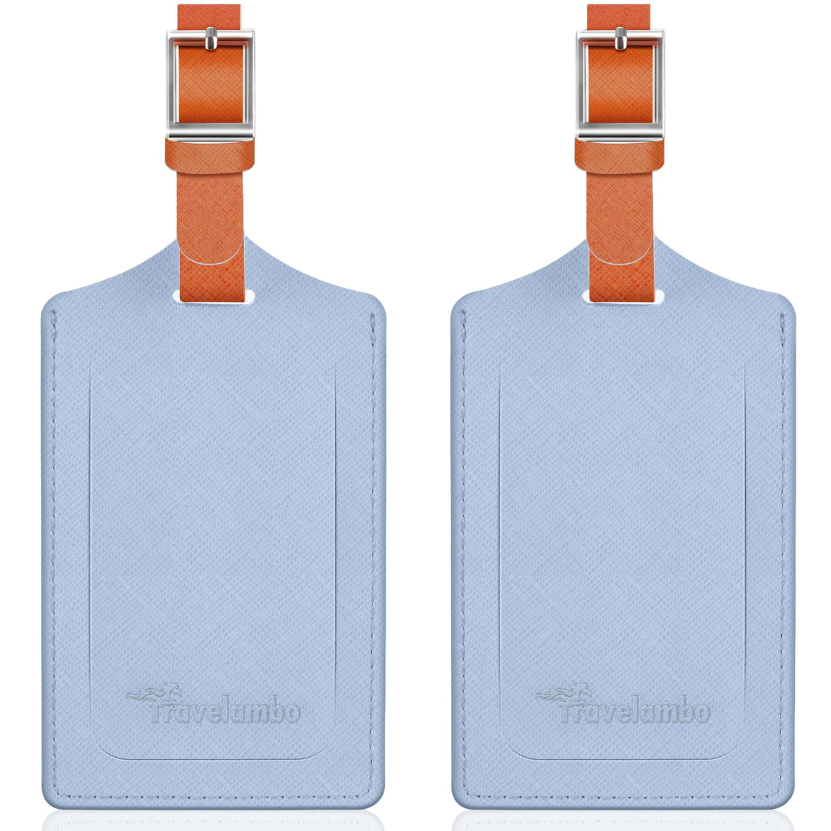 Travelambo 2 Pack Luggage Tags for Suitcases Airplane Travel Essentials