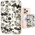 Shorogyt Phone Wallet Magnetic Card Holder for Women, Cartoon