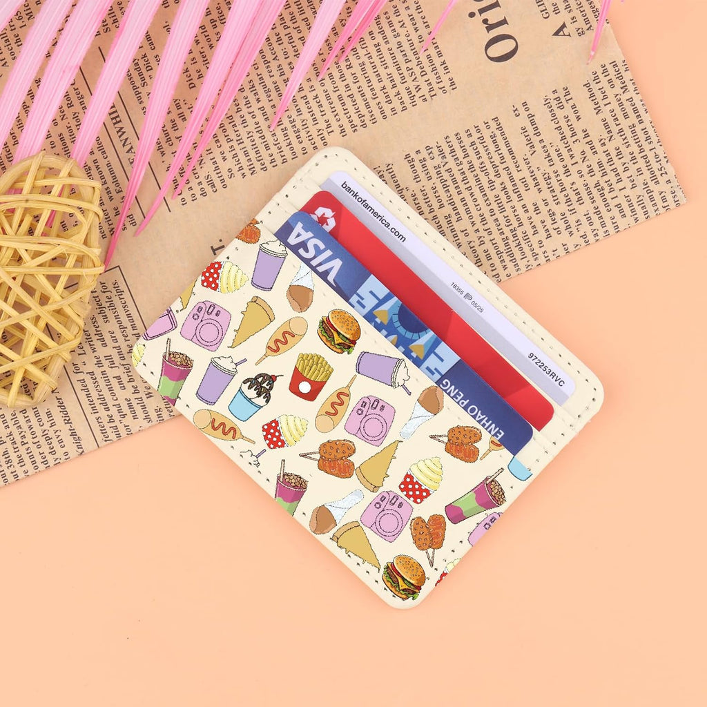 Lywjyb Birdgot Cartoon Mouse Themed Credit Card Holder Cartoon Mouse Gift Magic Mouses Lover Card Wallet (Snacks Holder)
