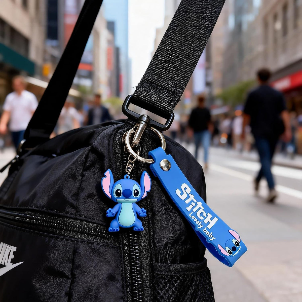 Cute Cartoon Keychain - Kawaii Wristlet Key Chain for Backpacks & Car Charms Accessories