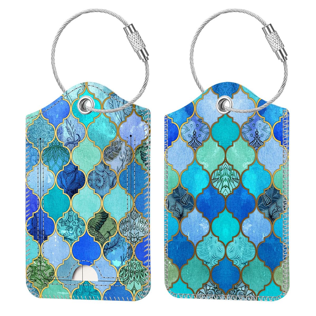 Fintie Luggage Tags Privacy Cover ID Label for Travel Bag Suitcase