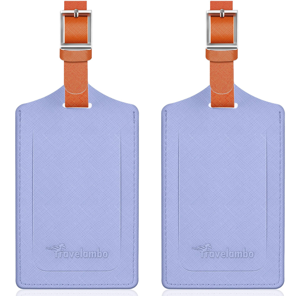 Travelambo 2 Pack Luggage Tags for Suitcases Airplane Travel Essentials
