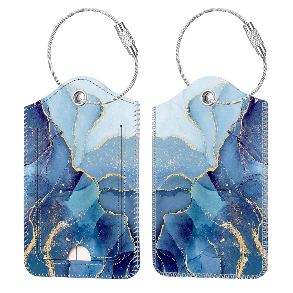 Fintie Luggage Tags Privacy Cover ID Label for Travel Bag Suitcase