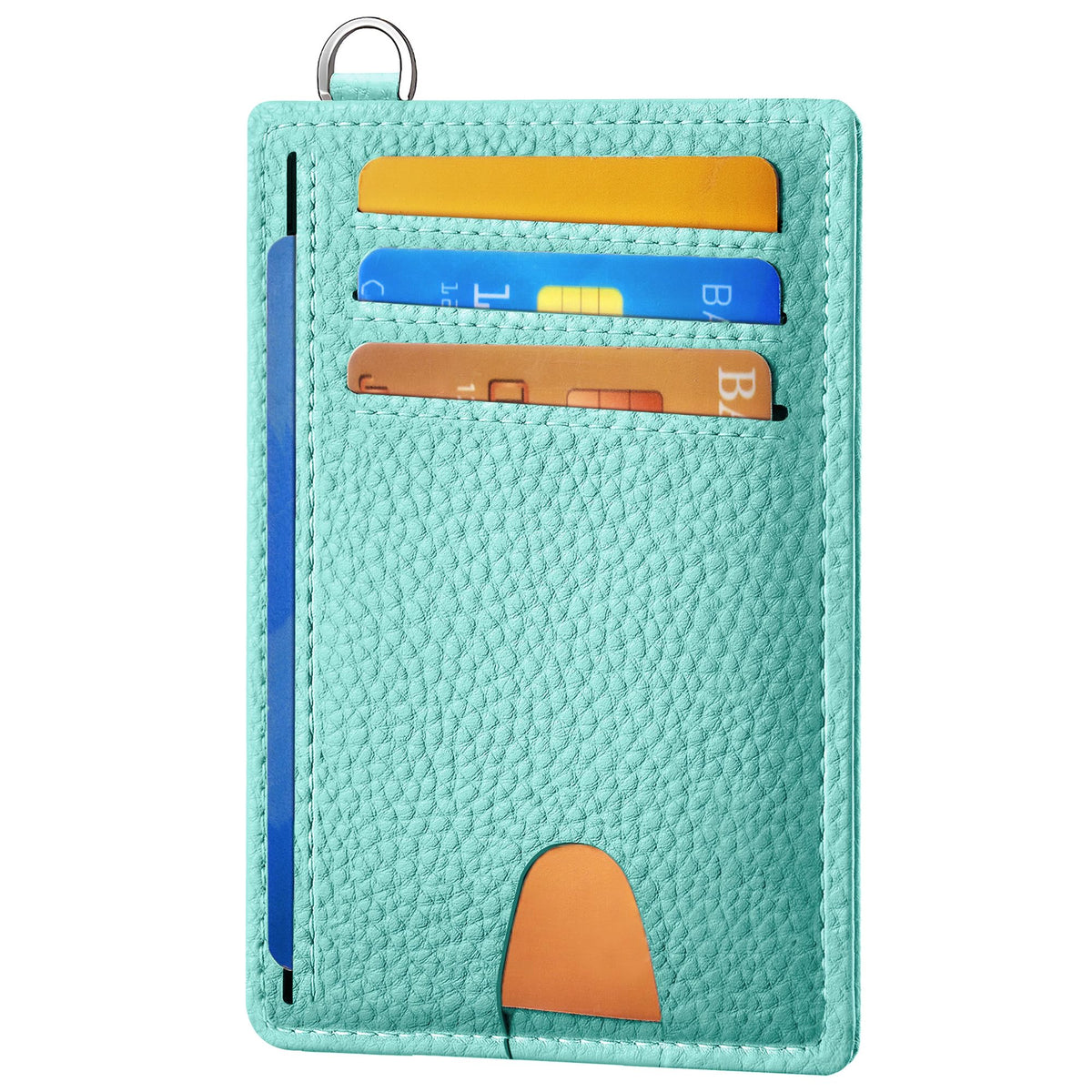 Mayski Slim Wallet, Credit Card Holder for Women, Minimalist Front Pocket RFID Blocking Card Cases, Small Wallet Women Men(Cute Bear)