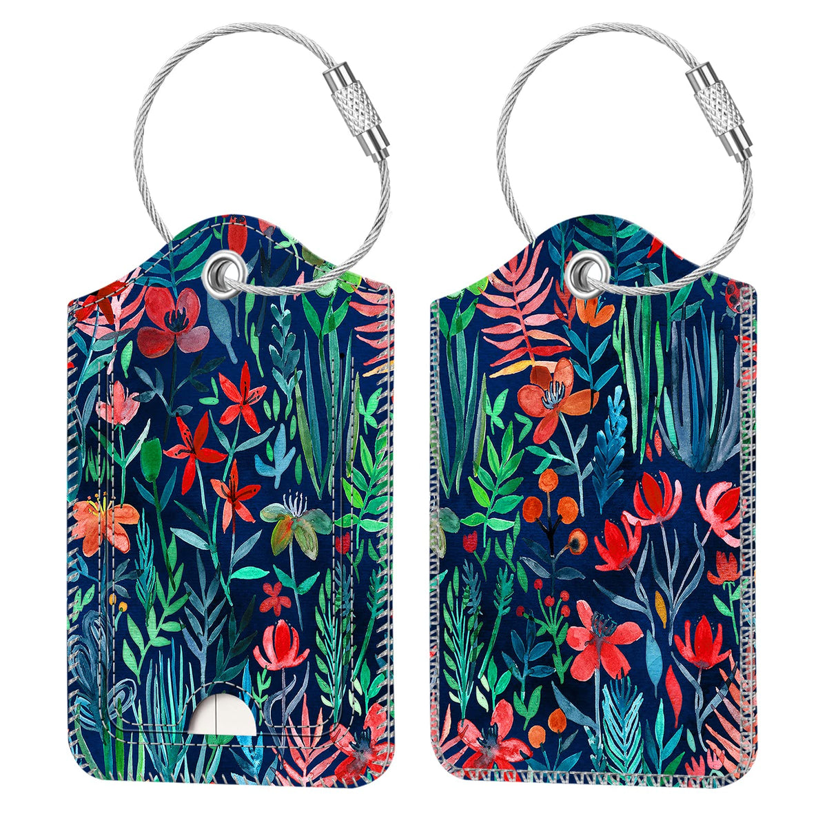 Fintie Luggage Tags Privacy Cover ID Label for Travel Bag Suitcase