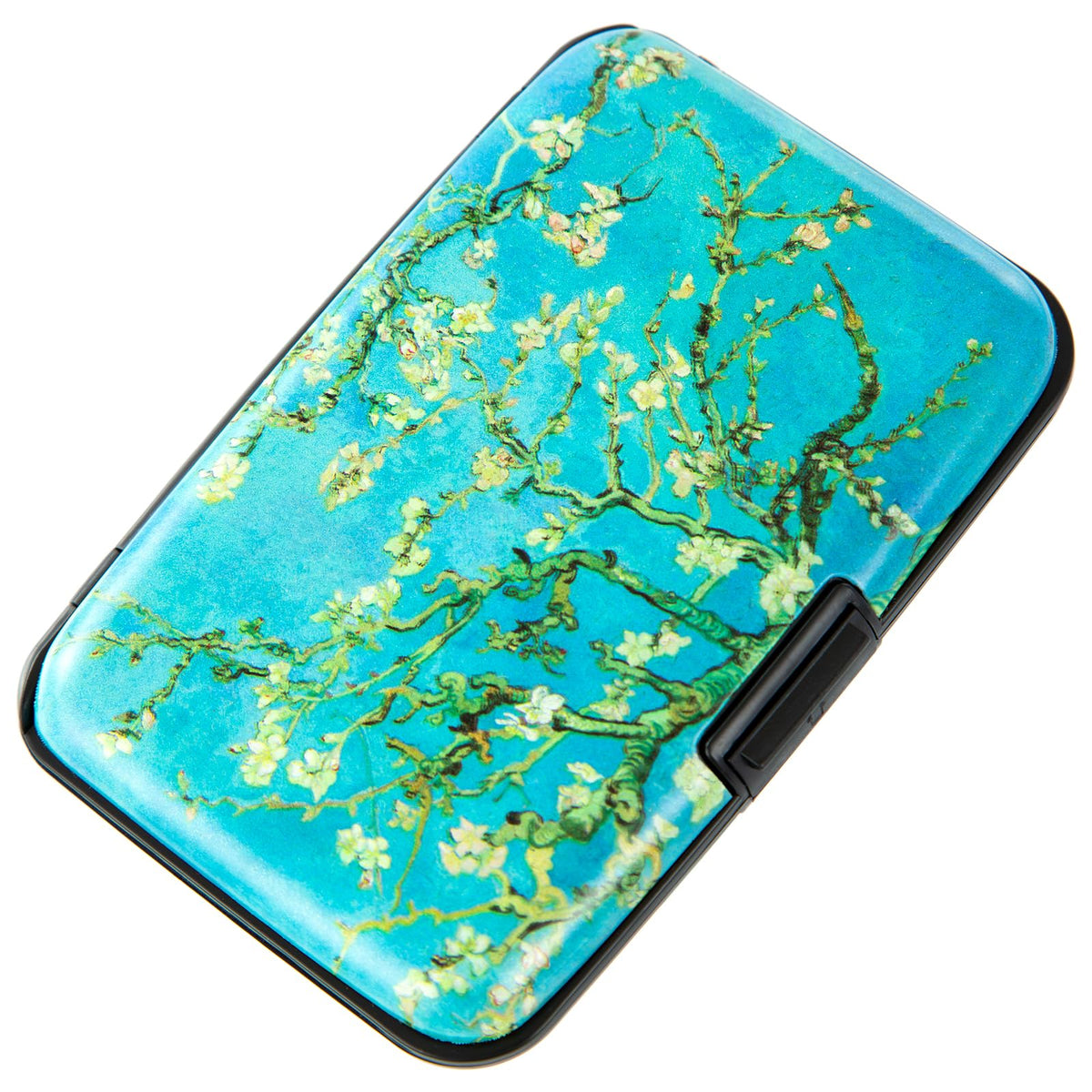 Credit Card Holder, Metal Card Wallet RFID Blocking Mini Slim Aluminum Business Hard Card Case for Women Men (Cartoon Avocado)