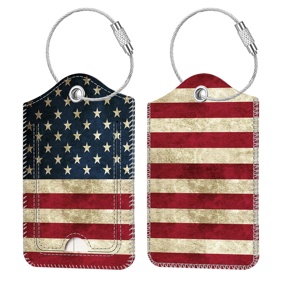 Fintie Luggage Tags Privacy Cover ID Label for Travel Bag Suitcase