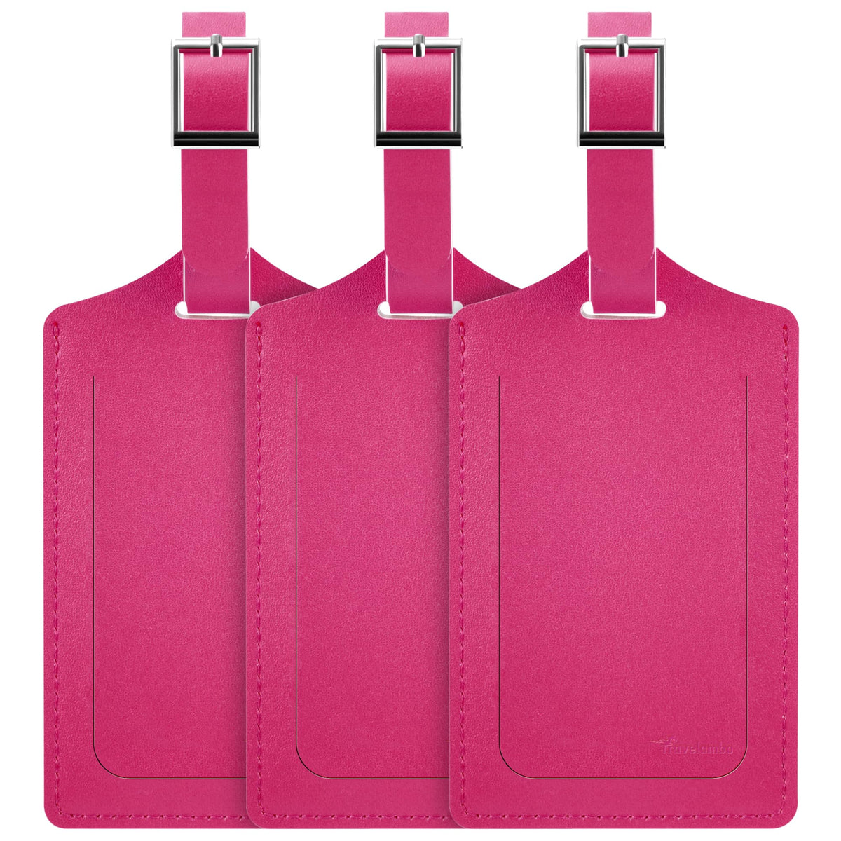 Travelambo 2 Pack Luggage Tags for Suitcases Airplane Travel Essentials