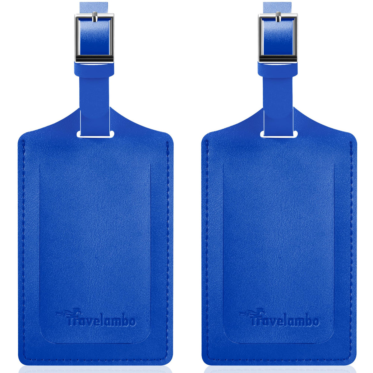 Travelambo 2 Pack Luggage Tags for Suitcases Airplane Travel Essentials