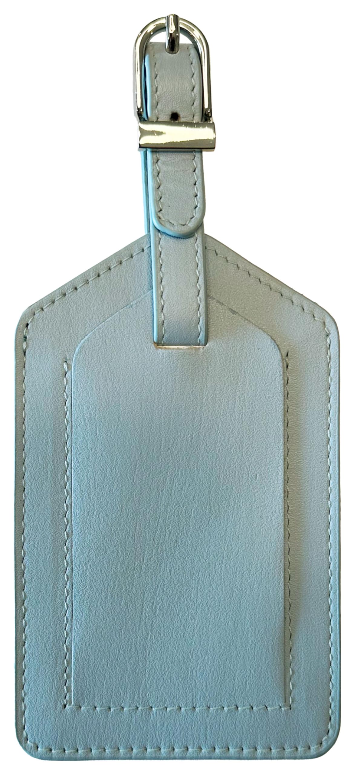 Emerald Green Genuine Top Grain Leather Luggage Tag