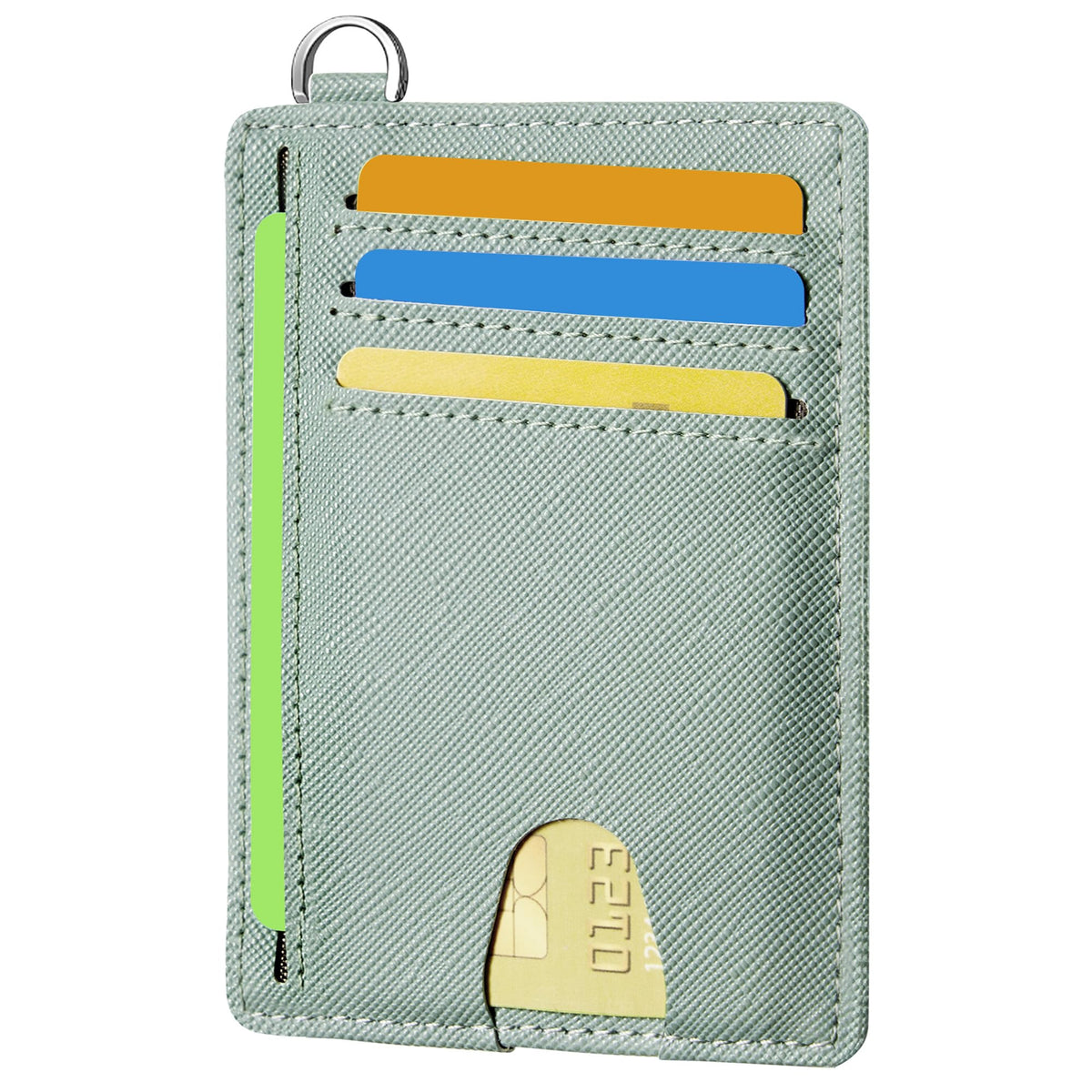 Mayski Slim Wallet, Credit Card Holder for Women, Minimalist Front Pocket RFID Blocking Card Cases, Small Wallet Women Men(Cute Bear)