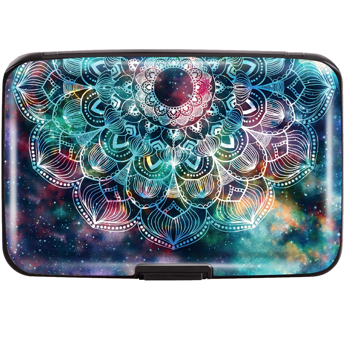 Coco Rossi Credit Card Holder RFID Aluminum Small Mini Wallet Women