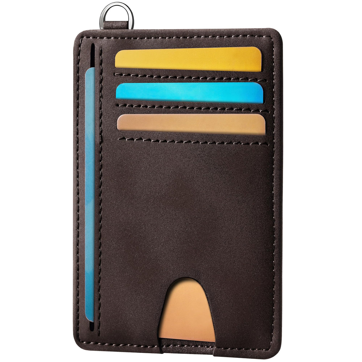 Mayski Slim Wallet, Credit Card Holder for Women, Minimalist Front Pocket RFID Blocking Card Cases, Small Wallet Women Men(Cute Bear)