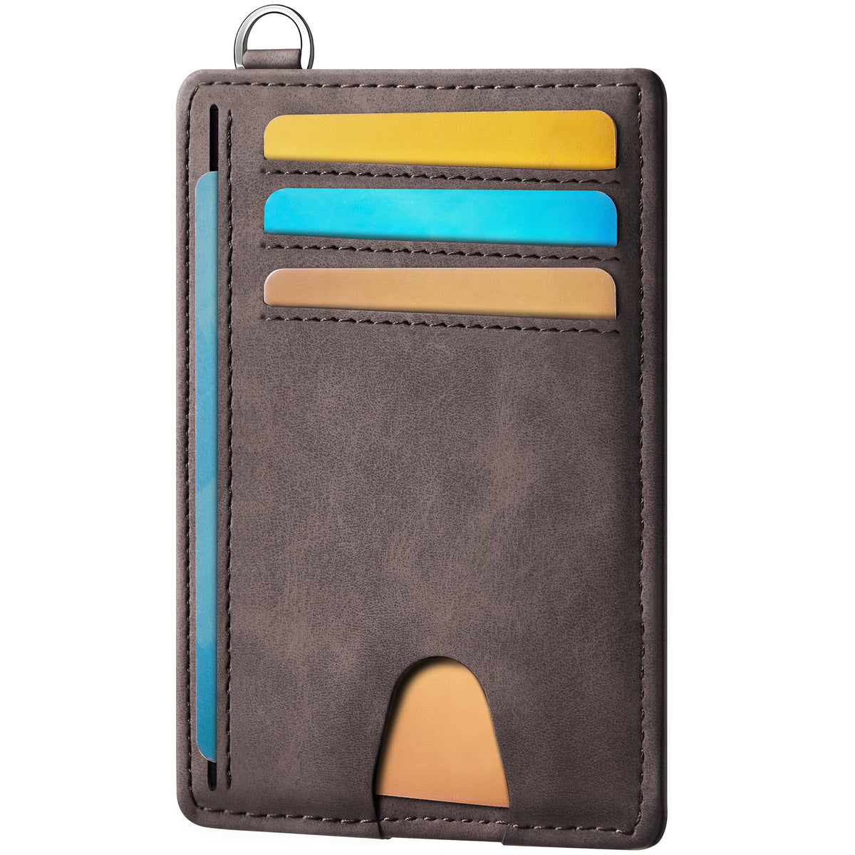 Mayski Slim Wallet, Credit Card Holder for Women, Minimalist Front Pocket RFID Blocking Card Cases, Small Wallet Women Men(Cute Bear)