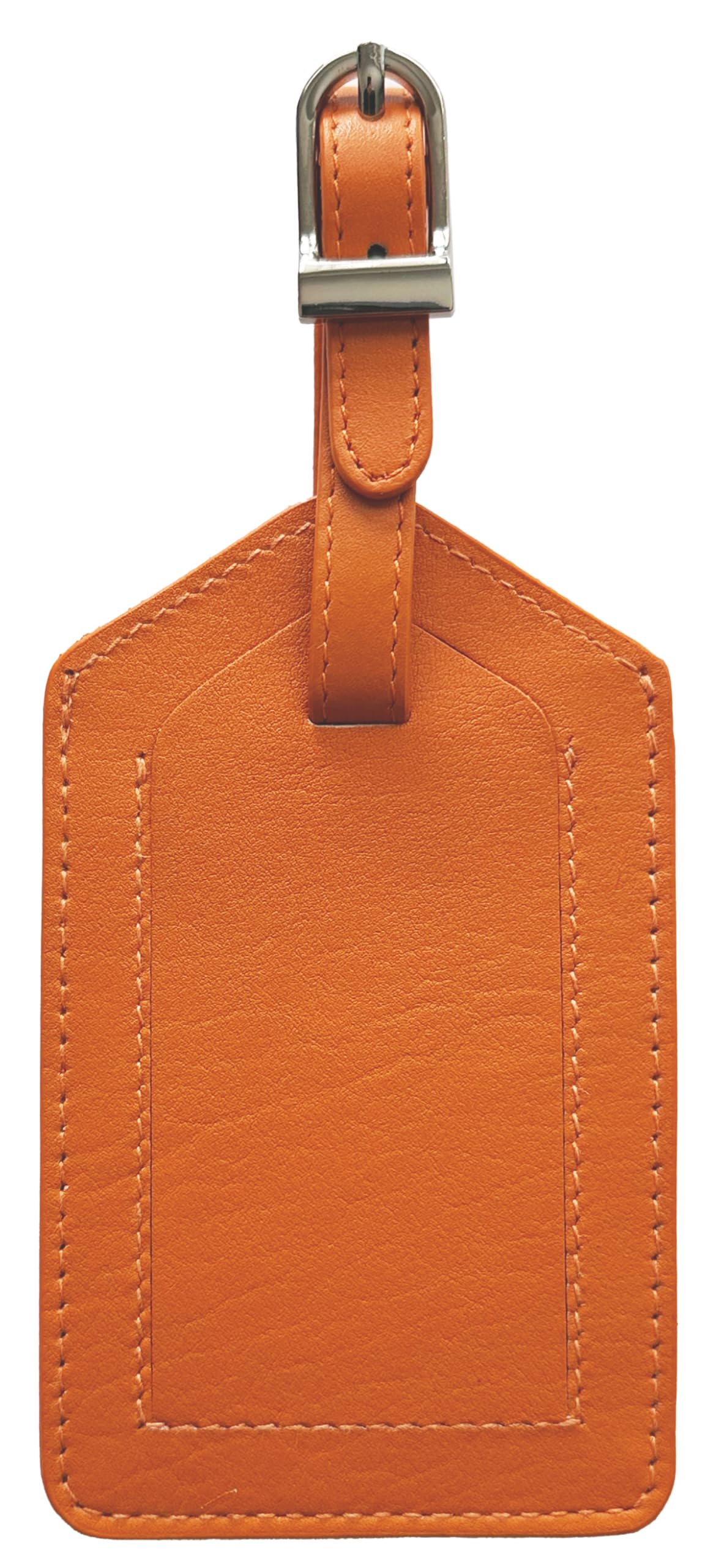 Emerald Green Genuine Top Grain Leather Luggage Tag