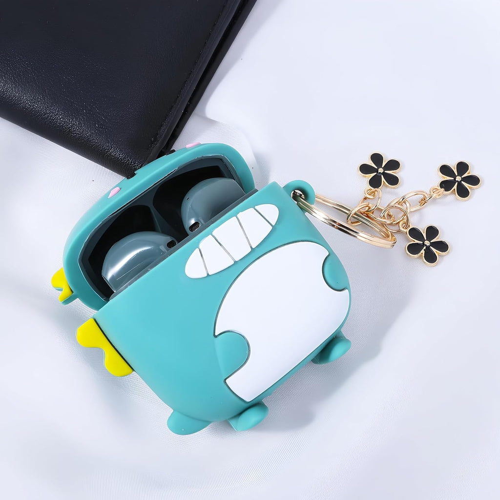 3Pcs Cute Keychain for Women, Flower Enamel Charm Keyring for Handbag Backpack Purse（White,Pink,Black
