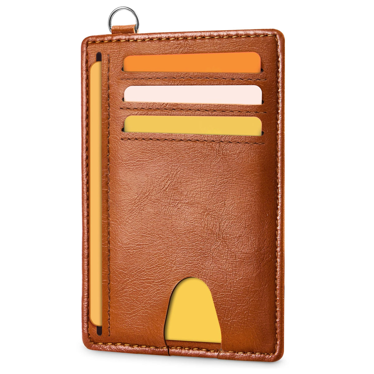 Mayski Slim Wallet, Credit Card Holder for Women, Minimalist Front Pocket RFID Blocking Card Cases, Small Wallet Women Men(Cute Bear)