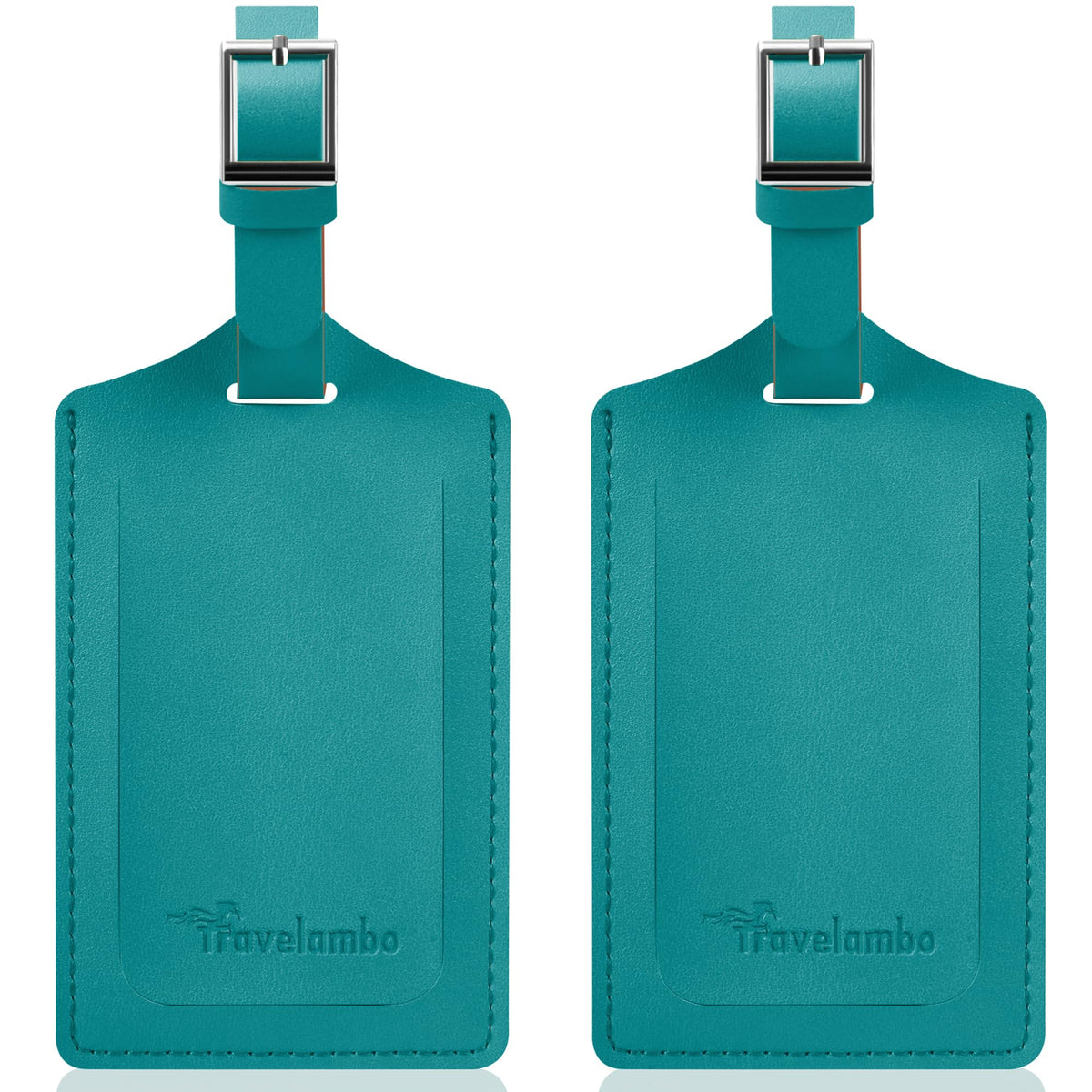 Travelambo 2 Pack Luggage Tags for Suitcases Airplane Travel Essentials