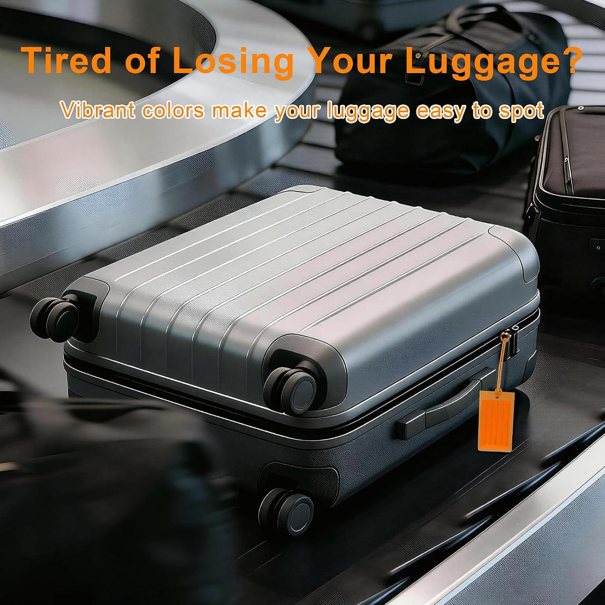 10 Pack Luggage Tags for Suitcases, Airplane Travel Essentials