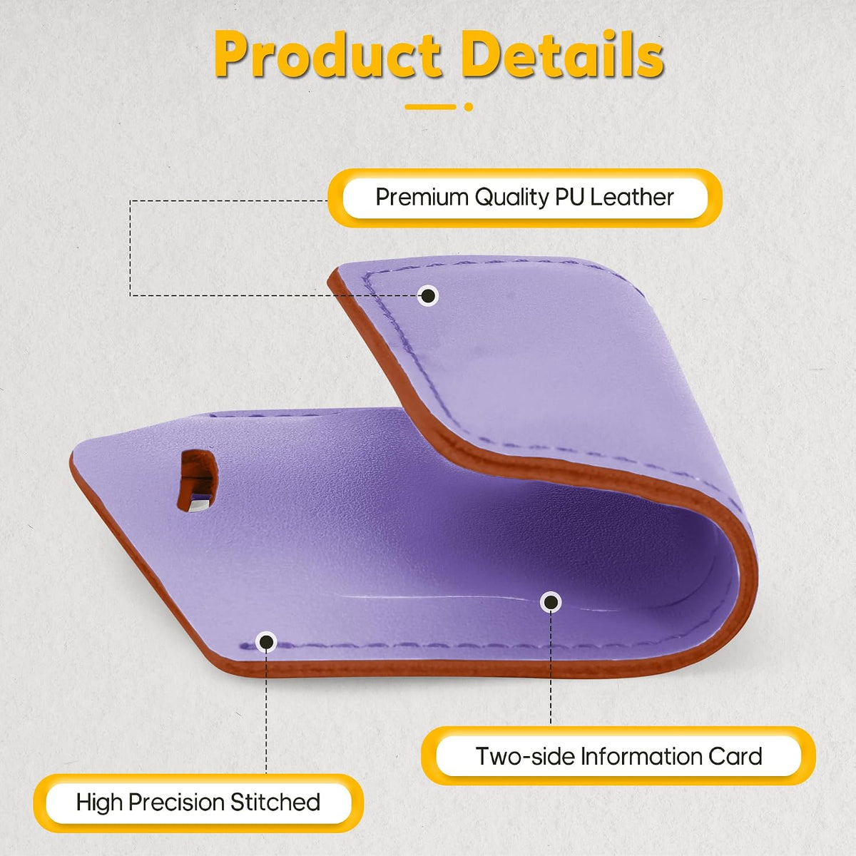 Travelambo 2 Pack Luggage Tags for Suitcases Airplane Travel Essentials