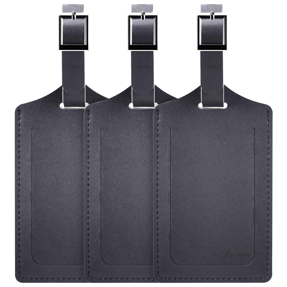 Travelambo 2 Pack Luggage Tags for Suitcases Airplane Travel Essentials