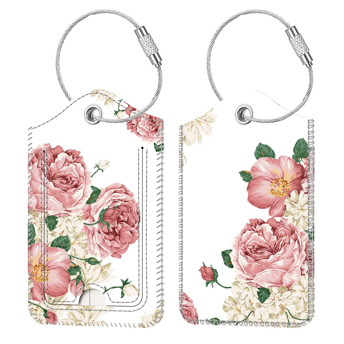 Fintie Luggage Tags Privacy Cover ID Label for Travel Bag Suitcase