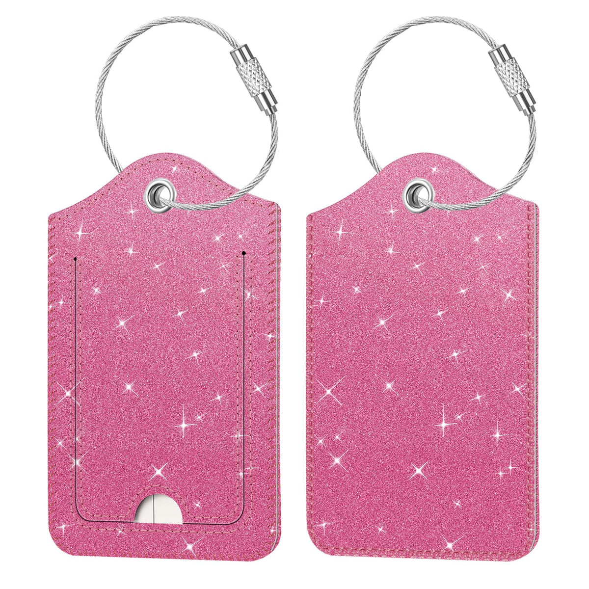 Fintie Luggage Tags Privacy Cover ID Label for Travel Bag Suitcase